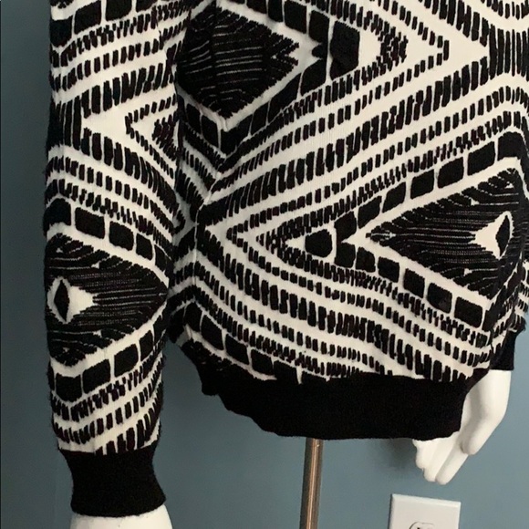 ASOS black & white evil eye textured sweater - Picture 3 of 7